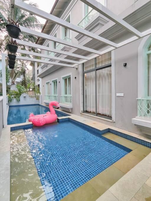 Barcelona Villas At Love Story Siolim- 3Bhk Private Pool Villas Εξωτερικό φωτογραφία